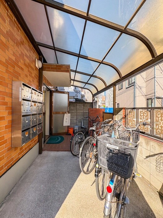 石井ハイツの駐輪場