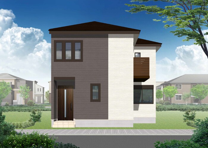 物件外観写真2　(完成模型)