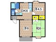 フロ－ラ２の間取図