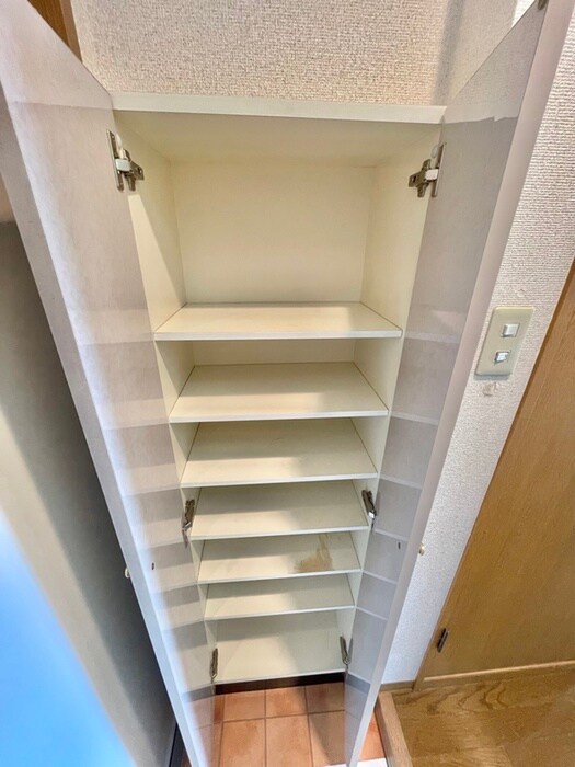 フラットグリーンの靴箱