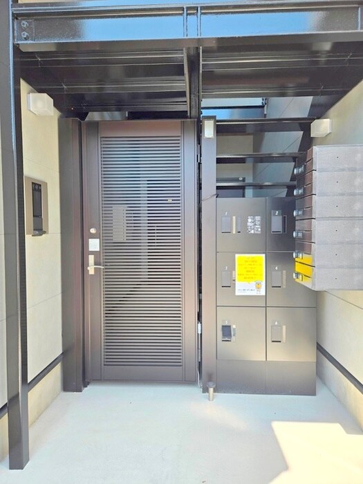 ハピネスアイル大成のエントランス部分