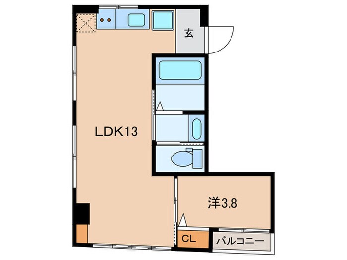 山田ビル（202）の間取り図