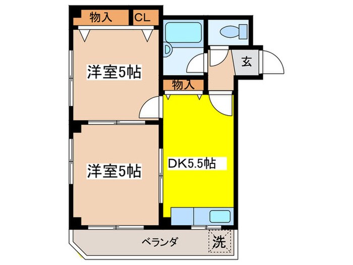 エクセレント  盛の間取り図
