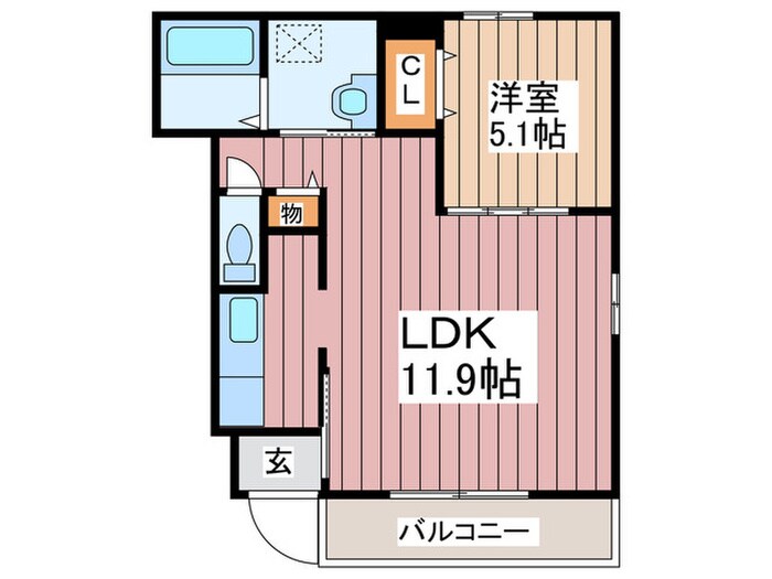 シオンジェルメの間取り図