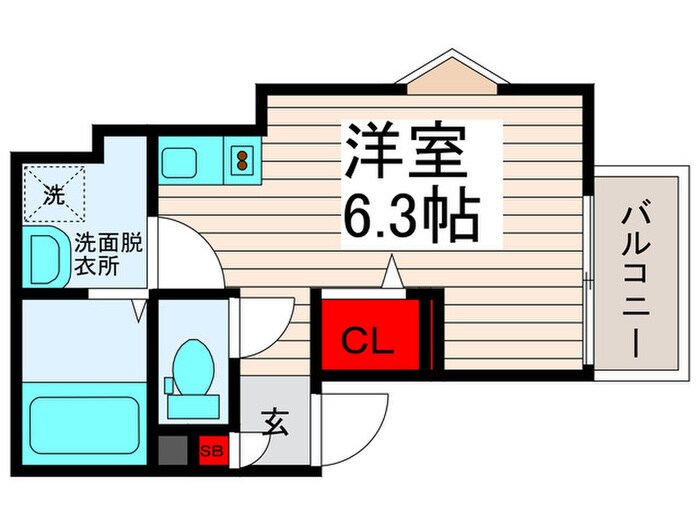 MELDIA西新井Vの間取り図