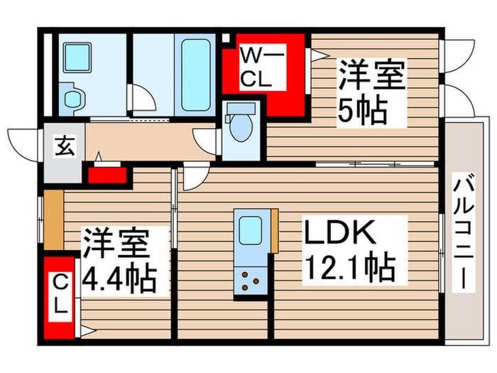 Ｒｉｃｈｅｓｓｅの間取り図