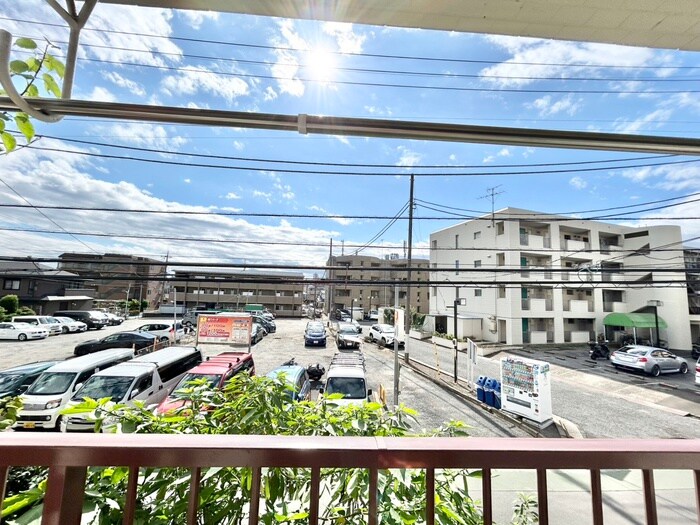 西ヶ谷ハイツの室内からの展望