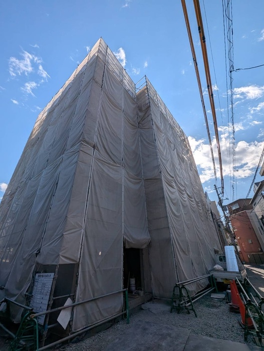 ベイコートの建築中