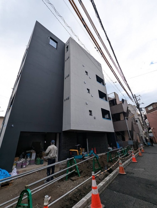 ベイコートの建築中