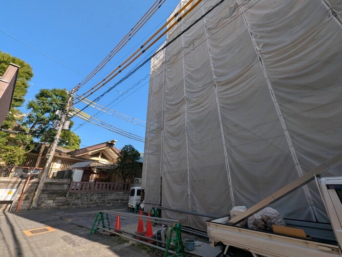 ベイコートの建築中