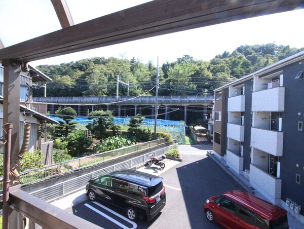 室内からの展望