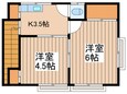 山田荘の間取図