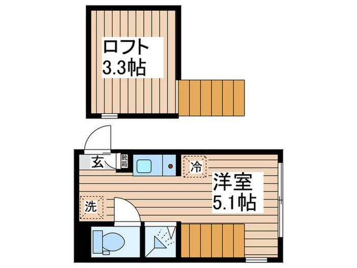 ハーモニーテラス平井Ⅸの間取り図