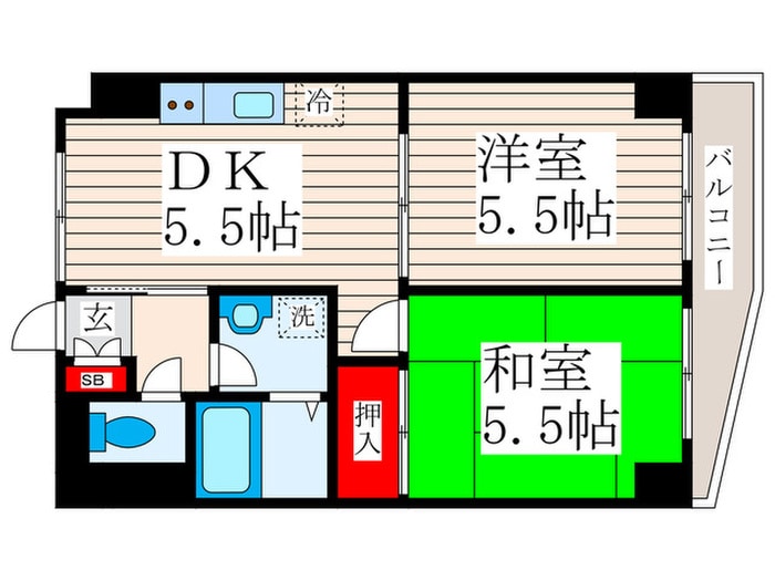 アヴニールの間取り図