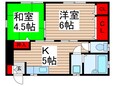 渋谷貸家４の間取図