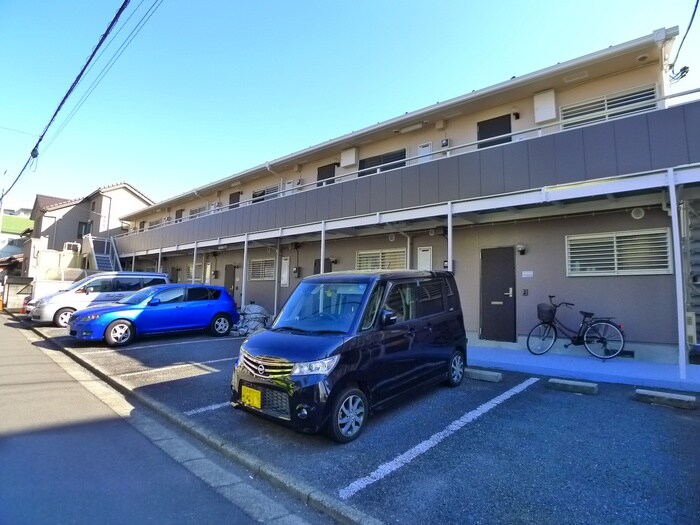 ベルグラン大宮北の駐車場