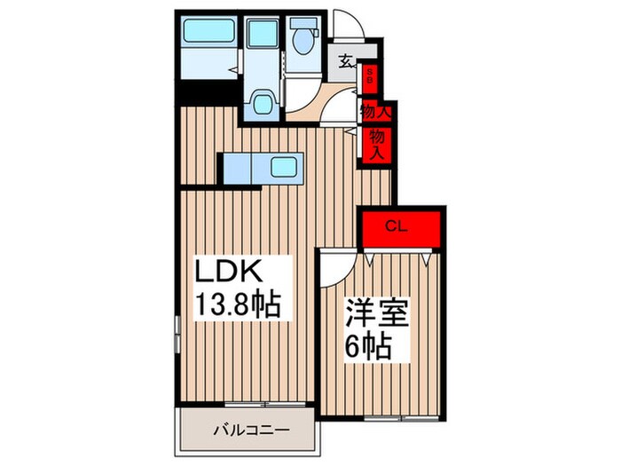 ルミナスハイムの間取り図