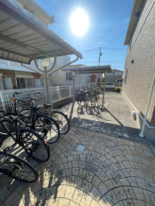 ルミナスハイムの駐輪場