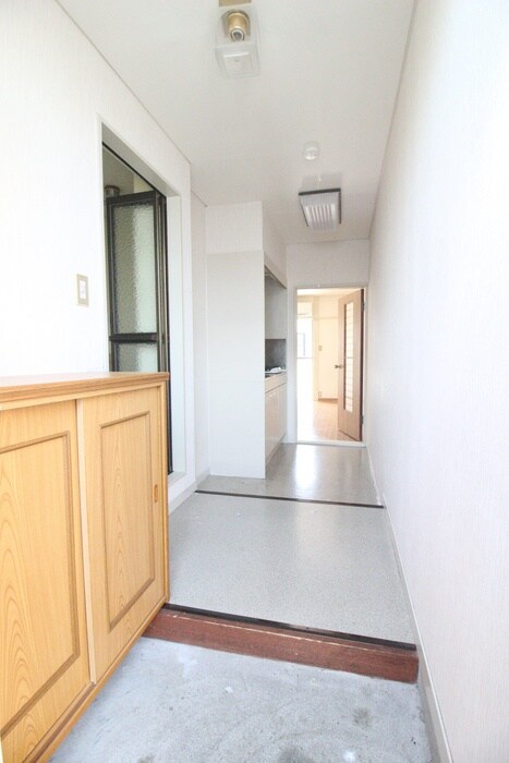 古川ハウスの室内からの展望