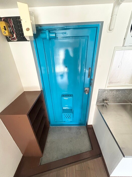 美津穂マンションの玄関