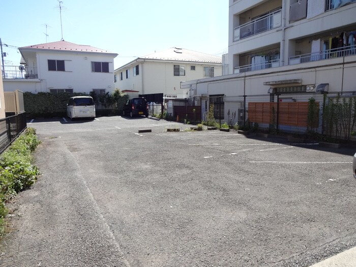 北雄マンションの駐車場