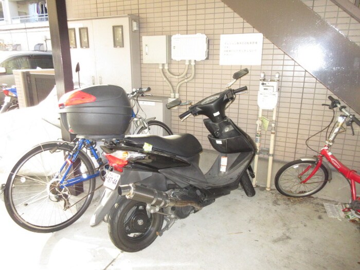 北雄マンションの駐輪場