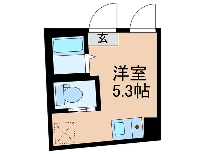 アンダーズ　レジデンス北新宿の間取り図