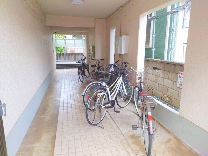 ボーンハイムの駐輪場