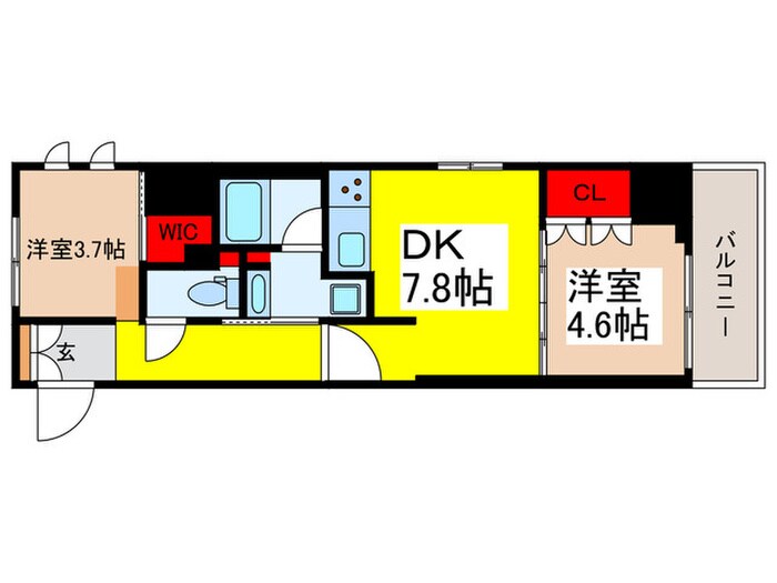ジオエント浅草雷門の間取り図