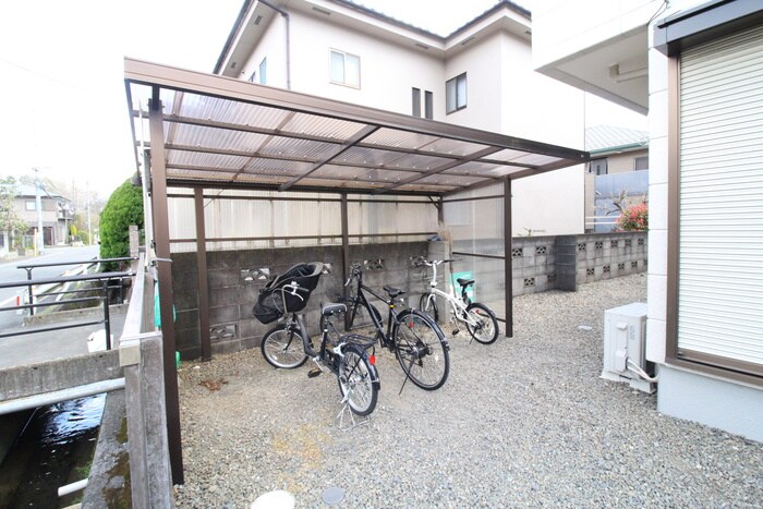 ピアシティーの駐輪場