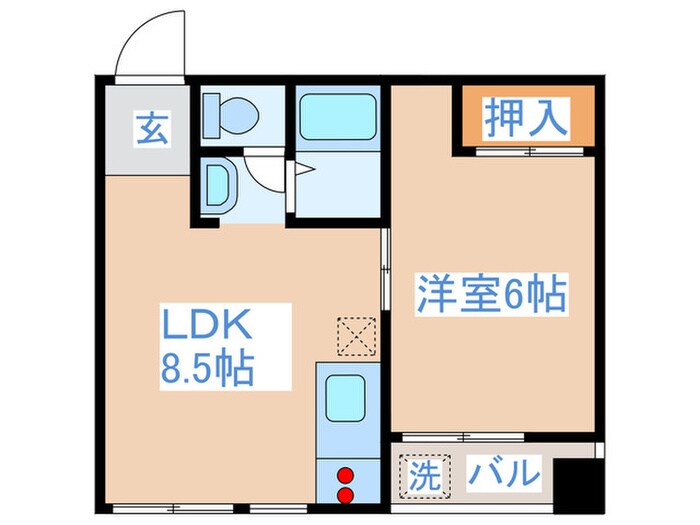 ハイム重田の間取り図