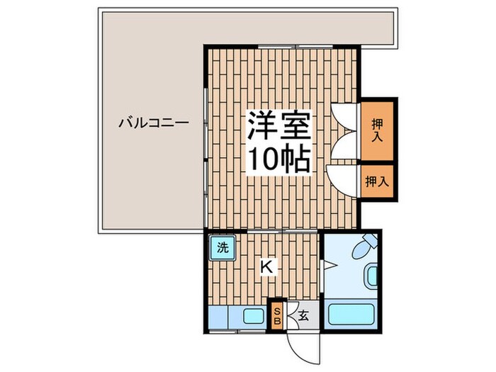 コ－ポ御殿山の間取り図