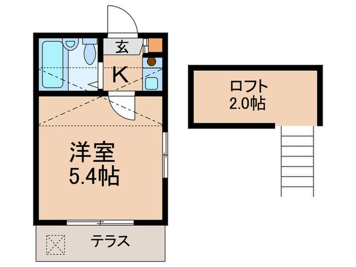 ア－トパレス千川ＮＯ．２の間取り図