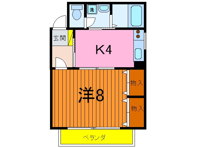 Ｔ・Ｋフラットの間取り図
