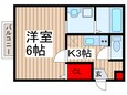 リビエ一ノ割の間取図