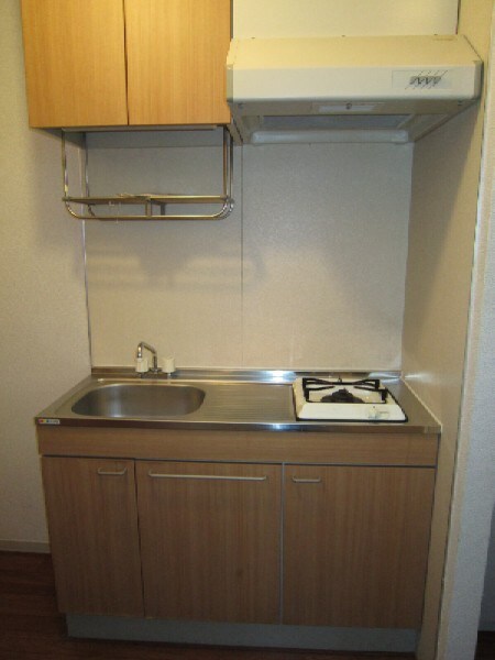 グリーンフラッツ旗の台のキッチン