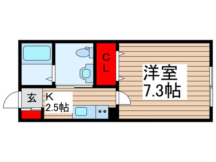 クレスト東村山の間取り図