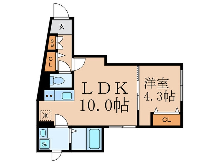 GRAN PASEO三軒茶屋の間取り図