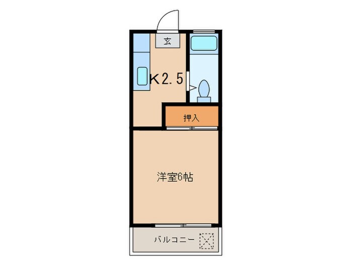 ハウス寿の間取り図