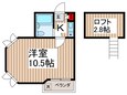 ジュネパレス市川第９の間取図