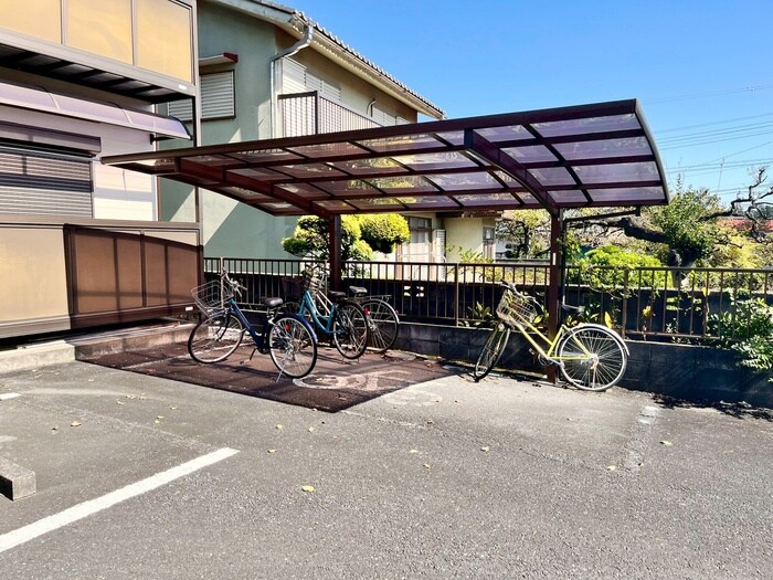 メゾントレゾアの駐輪場