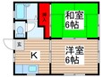 輪光ハイツの間取図