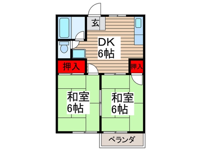 ガ－デン関口の間取り図