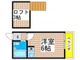 スイ－トハウスＢの間取図