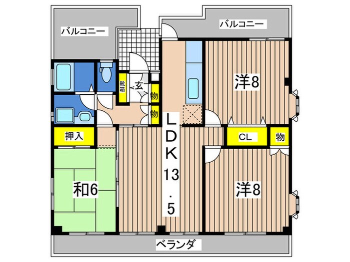 メゾンアタカの間取り図