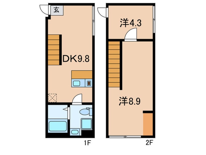 ルミドゥース目黒の間取り図