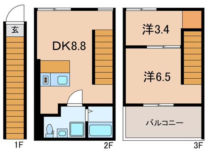 ルミドゥース目黒の間取り図