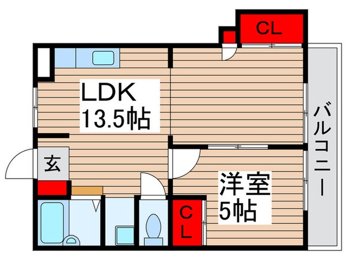 第２山田ビルの間取り図