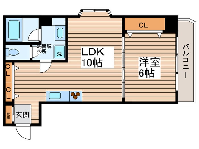メゾンドラフィネ宮下の間取り図