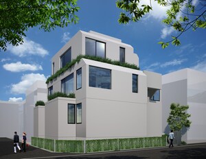 仮）碑文谷共同住宅新築工事外観写真